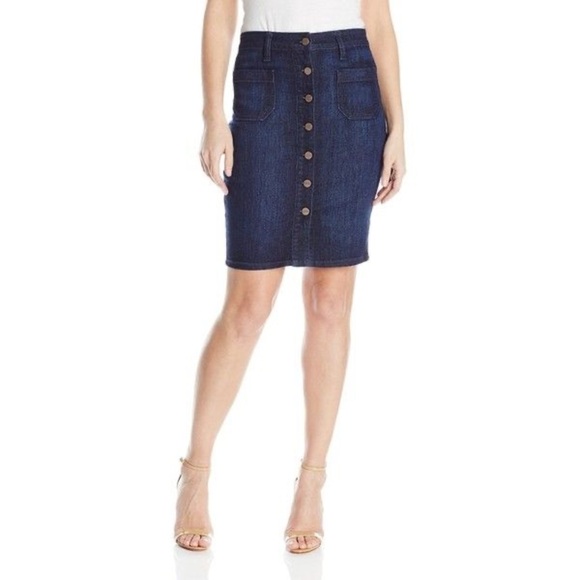 Sanctuary Denim Shay Button Front Denim Skirt - Picture 1 of 8
